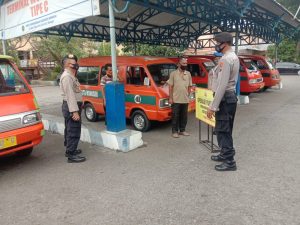 Operasi Yustisi Polsek Kota Sasar Sopir Angkot