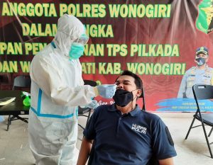 743 Personel Polres Wonogiri Tak Luput Dari Swab