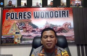 Jelang Pengamanan Pilkada, Kapolres Berikan Arahan Jajarannya Melalui Video Conference