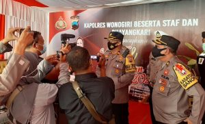 Wakapolres Cek Pos Pam Ops Lilin Dan Sampaikan Maklumat Kapolri Ini