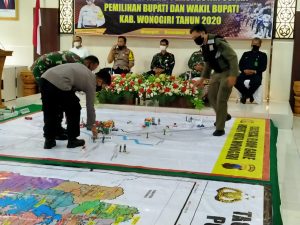 Jelang Pilkada Wonogiri Kapolres Pimpin Latihan TFG