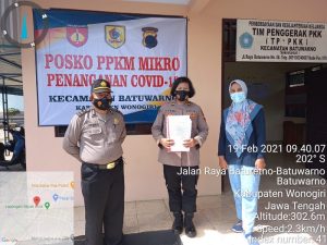 Program PPKM Berbasis Mikro Jadi Prioritas Jajaran Polres Wonogiri