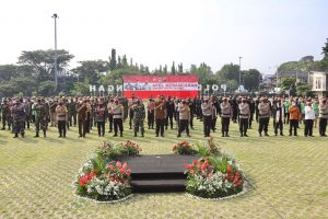 Gelar Apel Kebangsaan Kapolda Jateng Dan Gubenur Ajak Anak Bangsa Jaga Kerukunan