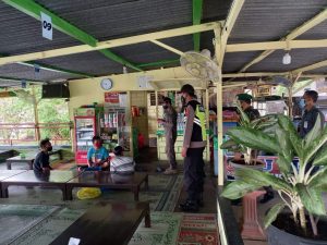 Giat Patroli Polres Wonogiri Dalam Menindak Lanjuti PPKM Level 4