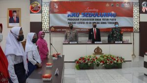 Secara Virtual Kapolres Wonogiri Launching Program Aku Sedulurmu Kepada Korban Covid-19