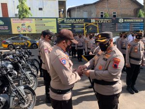 Dukung Kinerja Bhabinkamtibmas, Kapolres Wonogiri Serahkan Kendaraan Dinas