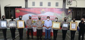 Mantap, Setahun Polres Wonogiri Raih Enam Penghargaan