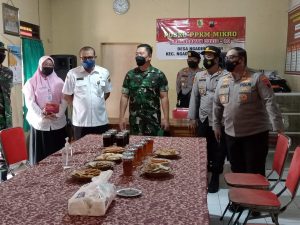 Omicron Mulai Menyerang, Kapolres dan Dandim Wonogiri Pantau Persiapan Posko PPKM Mikro