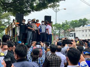 Kapolda Jateng Apresiasi Unra Ratusan Sopir Truk Berjalan Damai