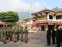 Sambut Bhayangkara ke-76, Polres Wonogiri Gelar Upacara Virtual