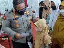 Kapolres Wonogiri Santuni 26 Anak Yatim Piatu Ketika rayakan HUT Polwan ke-74