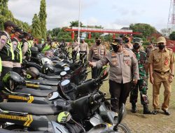 Apel Gelar Pasukan di Alun-Alun Wonogiri, Kapolres Tekankan Ini Pada Anggotanya