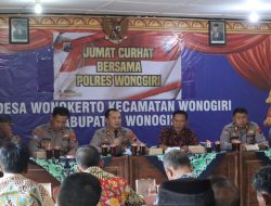 Wakapolres Gelar Jumat Curhat di Kecamatan Wonokerto Wonogiri, Begini Pembahasannya