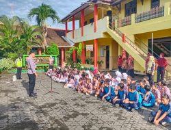 Police Go To School, SatBinmas Polres Wonogiri Berikan Pembinaan di SD Negeri 8 Wonokarto Wonogiri