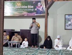 Peringati Isra Miraj, Kapolres Wonogiri Gelar Pengajian Bersama Puluhan Anak Yatim