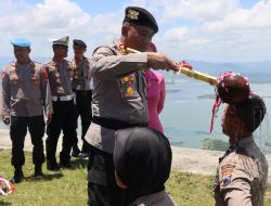 Kapolres Wonogiri, Pimpin Upacara Tradisi Pembaretan Bintara Remaja Angkatan 48