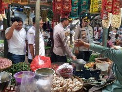 Kali Ini,Kapolres Pimpin Operasi Pasar 9 Bahan Pokok di Kecamatan Jatisrono dan Ngadirojo