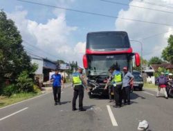 Polisi Tetapkan Supir Bus Penyebab Kecelakaan di Jatibedug Wonogiri Jadi Tersangka