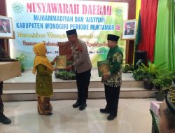 Kapolres Wonogiri Hadiri Musyawarah Daerah Muhammadiyah dan Aisyiyah Wonogiri Periode Muktamar ke 48