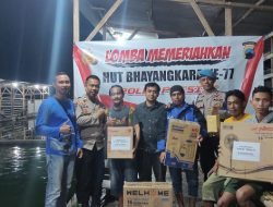 Ramaikan Hari Bhayangkara , Polsek Baturetno Gelar lomba Mancing