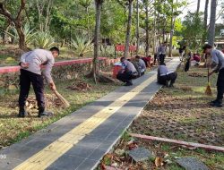 Peduli Lingkungan, Polres Wonogiri Gelar Aksi Bersih Sampah