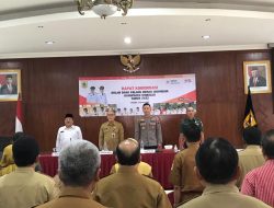 Wakapolres Wonogiri Hadiri Rakor Bulan Dana PMI Kab Wonogiri