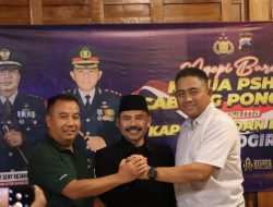 Ciptakan Kondusifitas, Kapolres Bersama Dandim 0728 Wonogiri Ngopi Bareng Perguruan Silat