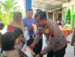 Biro SDM Polda Jateng Distribusikan Buku Edukasi Pada Murid PAUD dan TK di Yayasan Kasih Ibu Semarang