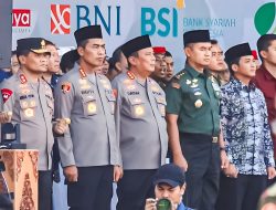 Ratusan personil di kerahkan untuk mengamankan kunjungan Presiden Joko Widodo