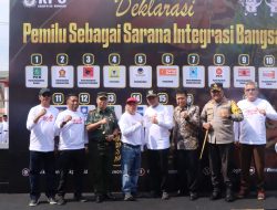 Kapolres Wonogiri Hadiri Serah Terima Kirab Pemilu Tahun 2024, Polres Wonogiri Siap Kawal Dan Amankan Pemilu 2024