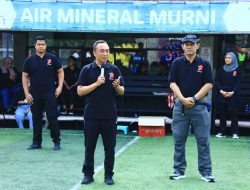 Perkuat Sinergisitas, Polri dan Jurnalis Gelar Seven Soccer