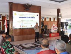 Polres Wonogiri Gelar TFG Jelang Konser Musik Sosialisasi Kepemiluan KPU Wonogiri