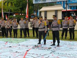 Gelar Tactical Floor Game; Ops Aman Bacuya Satgaspamwil Jateng perkuat Strategi Pengamanan