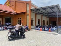 Sat Lantas Polres Wonogiri berikan Pengetahuan Safety Riding 300 orang Karyawan