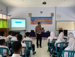 Polres Wonogiri program Police go to school SMP Negeri 4 Wonogiri cegah kecelakaan lalu lintas