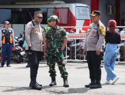 Polres Wonogiri Maksimalkan Personil Untuk Pengamanan Kampanye PDI Perjuangan Di Stadion Pringgodani