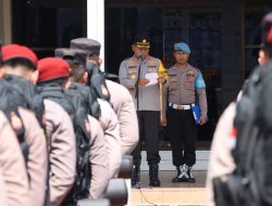 Kapolres Wonogiri Lepas Kepulangan 85 Personil BKO Polda Jateng, Usai Pengamanan Pemilu Di Kabupaten Wonogiri