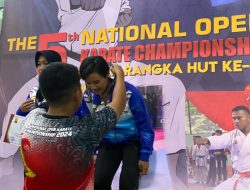 Bripda Laila, Anggota Polres Wonogiri, Raih Juara Nasional kelas 61 Kg Karate Putri