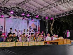 Wakapolres Wonogiri Hadir Dan Pimpin Pengamanan Pengajian Di Ponpes Darul Faizin Jatisrono