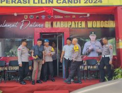 Pastikan Kesiapan, Kapolres Wonogiri Cek Pospam Ops Lilin Candi 2024