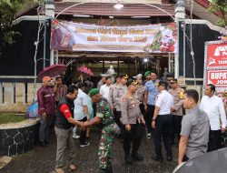 Pastikan Keamanan Puncak Natal 2024, Kapolres Wonogiri Cek Pengamanan Di Gereja