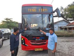 Polisi Selidiki Pelemparan Bus Trans Jateng Di Wonogiri