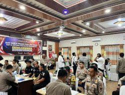 Polres Wonogiri Terima Kunjungan Tim Audit Irwasda Polda Jateng