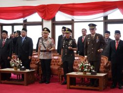 Kapolres Wonogiri Hadiri Rapat Paripurna Penyampaian Visi Misi Bupati Wonogiri