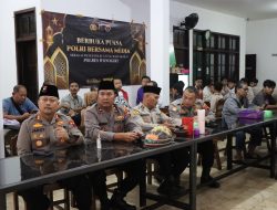 Kebersamaan Dan Keakraban Warnai Buka Bersama Kapolres Wonogiri Dengan Awak Media