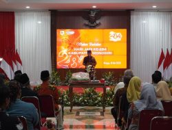Kapolres Wonogiri Hadiri Malam Tirakatan HUT ke-284 Kabupaten Wonogiri Sebagai Wujud Sinergitas Polri dan Pemerintah Daerah